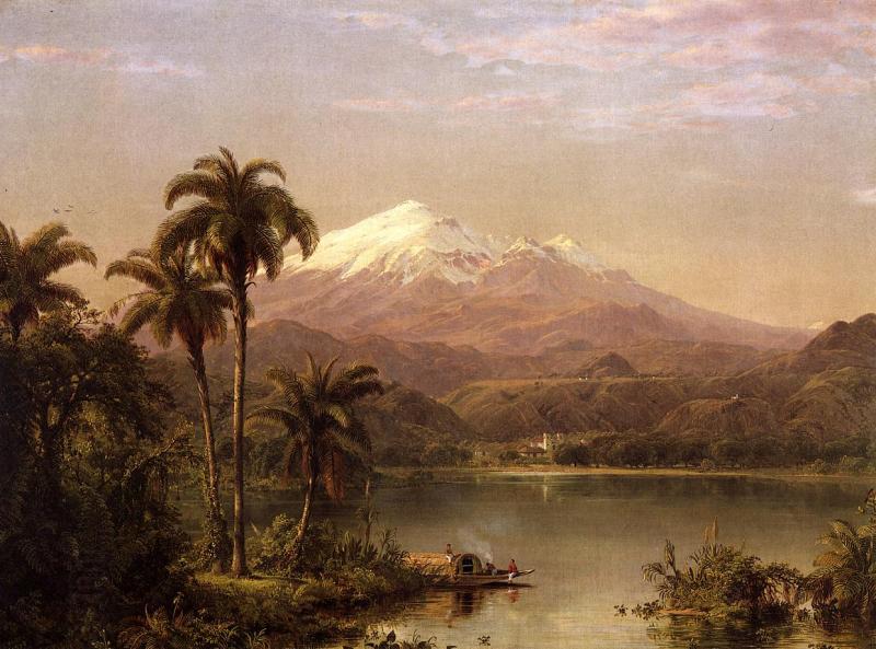 Frederic Edwin Church Tamaca Palms oil painting picture